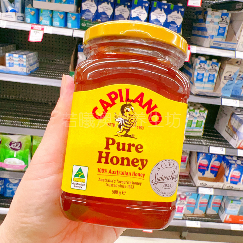 澳洲进口康蜜乐Capilano经典蜂蜜500g桉树蜜纯蜂蜜成人老人500g