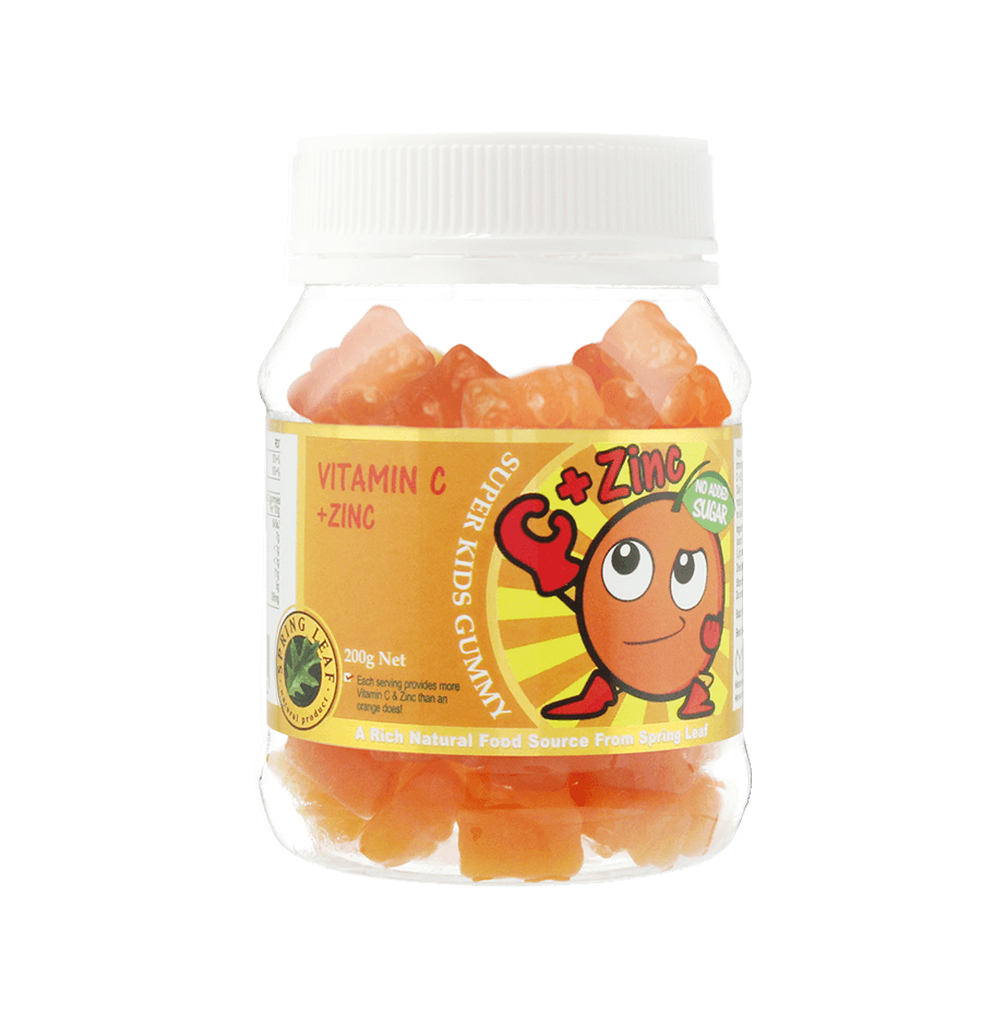 澳洲原装进口 Spring Leaf绿芙 儿童软糖 维他命C+锌 宝宝不挑食