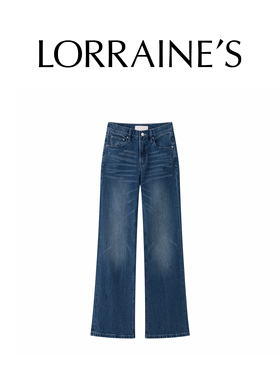 LORRAINES Vintage系列“女神裤”-进口康龙牛仔复古直筒牛仔裤