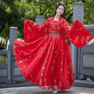 红云鹤女齐腰襦裙超仙女学生日常汉服广袖古风飘逸中国风套装四季