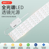 全光谱led灯条客厅吸顶灯替换灯芯智能磁吸灯盘家用三色护眼光源
