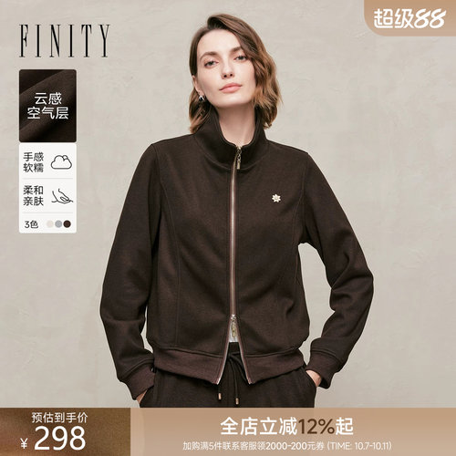 FINITY短外套双拉链立领上衣