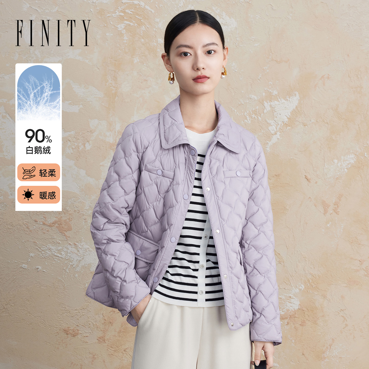 羽绒服中长款连帽羽绒服外套