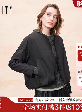 FINITY菲妮迪棉衣棉服2025年冬季新款简约气质通勤百搭保暖外套女