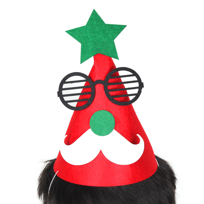 圣诞装饰品圣诞帽子发价圣诞礼物装饰品儿童圣诞帽子卡通成人