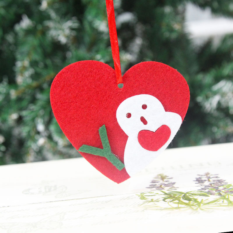 郎森15cm双面树顶星红色树顶星圣诞树装饰挂件礼物圣诞节装饰用品