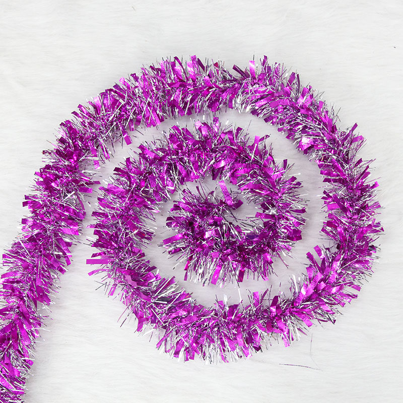 郎森圣诞节毛毛条拉花彩带晚会庆典party装饰圣诞树配饰配件彩条