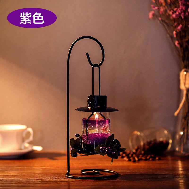 浪漫香薰蜡烛台烛光晚餐道具欧式香薰去味情调温馨小器具