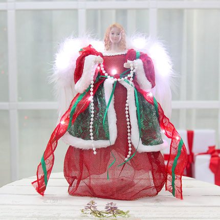 郎森圣诞节天使圣诞节装饰品圣诞节礼物圣诞橱窗装饰圣诞树装饰品