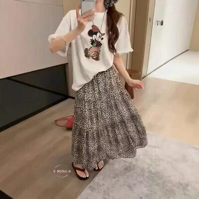 2026夏季米老鼠印花短袖T恤女