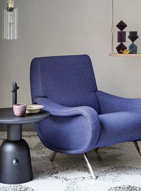 意式轻奢沙发Cassina客厅单人休闲椅Marco Zanuso Lady极简沙发椅