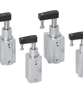 正品台湾气立可CHELIC旋转夹持气缸转动下压气缸SCR4020/SCL2010