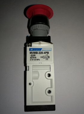 台湾金器MINDMAN机械阀气动按健开关旋转开关MVMB-220-4PB/4LB