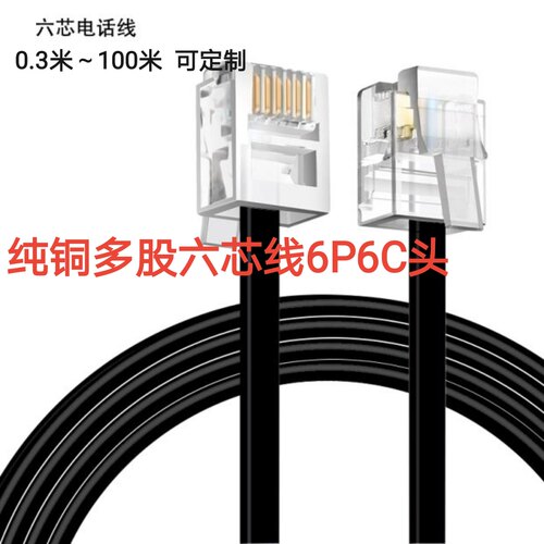 新款六芯6p6c警报器数控传真机