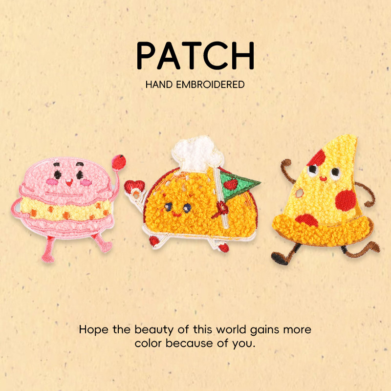 毛绒卡通衣服补丁贴自粘免缝儿童可爱羽绒服装饰修补图案刺绣布贴