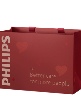 飞利浦（PHILIPS）礼品袋 红色