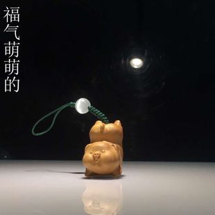 特色工艺品印度老山檀香木雕猪年礼物创意本命年小礼品女生男朋友