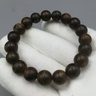 沉香东马软丝沉水老料10m1.0cm特价佛珠念珠香味浓郁无抛无修饰