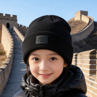 亲子帽ins宝宝毛线帽男孩针织帽儿童帽子秋冬季男童女童韩版大童