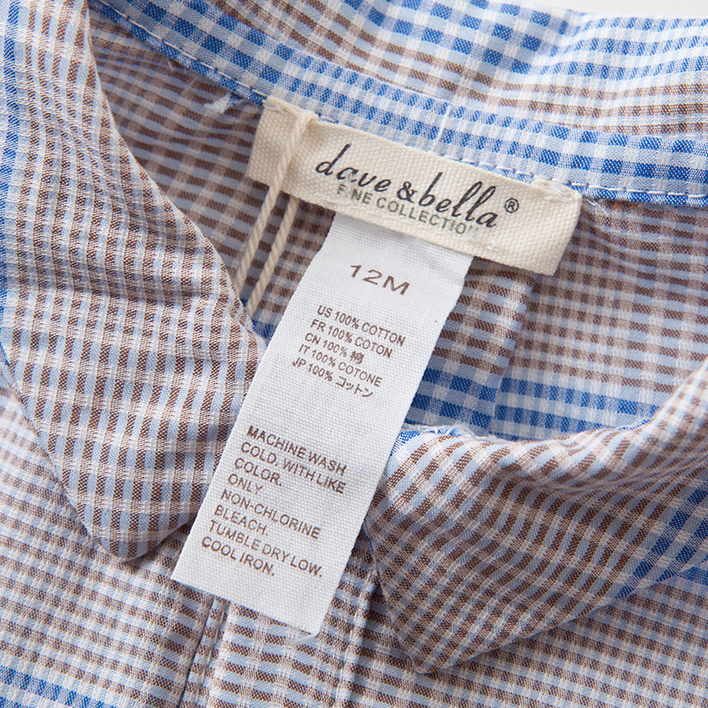 Chemise garcon DAVEBELLA à manche longue - Ref 2082231 Image 3