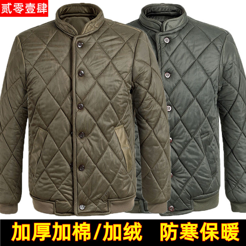 冬季棉衣男加厚加绒防寒保暖防风居家内穿老人棉服内胆中老年棉袄