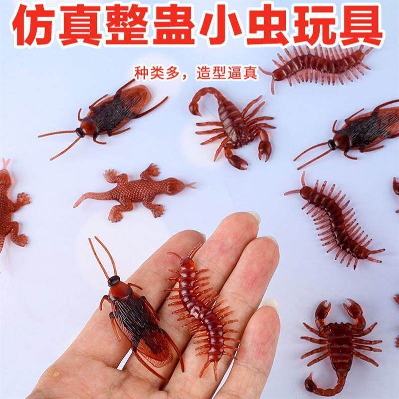 蟑螂玩具愚人节仿小真蟑螂模型吓一跳道具恶搞吓人恶作剧整人礼物图片