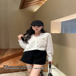 别致小上衣蕾丝拼接衬衫 特价 春秋21366日落法式 女装 R牌正品