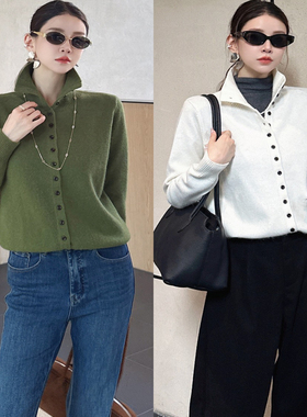 DI-SUI欧韩站2025秋冬新款女装00530休闲风时尚棉羊毛柔软开衫