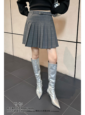 .现货特价DI-SUI正品2025春秋新款女装31055减龄百搭时尚百褶短裙