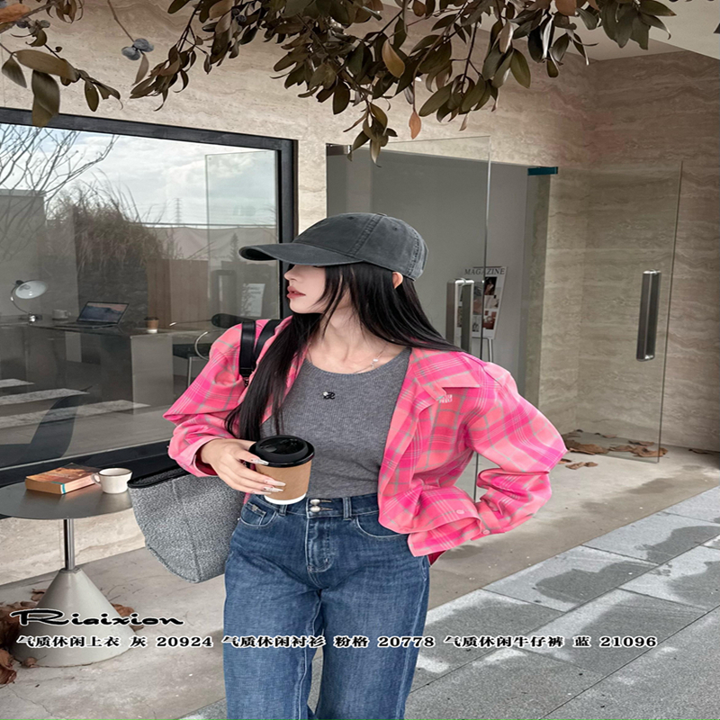 RIAIXION格子衬衫外套20778