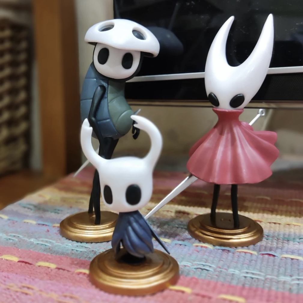 1套3款空洞骑士小骑士手办游戏周边玩偶礼物动漫摆件桌面萌趣机箱