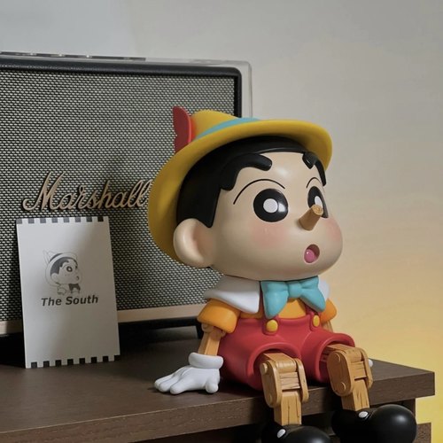 40cm木偶人匹诺曹蜡笔小新礼物