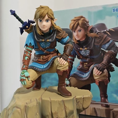 日版世嘉正品塞尔达传说王国之泪 林克手办景品礼物游戏摆件