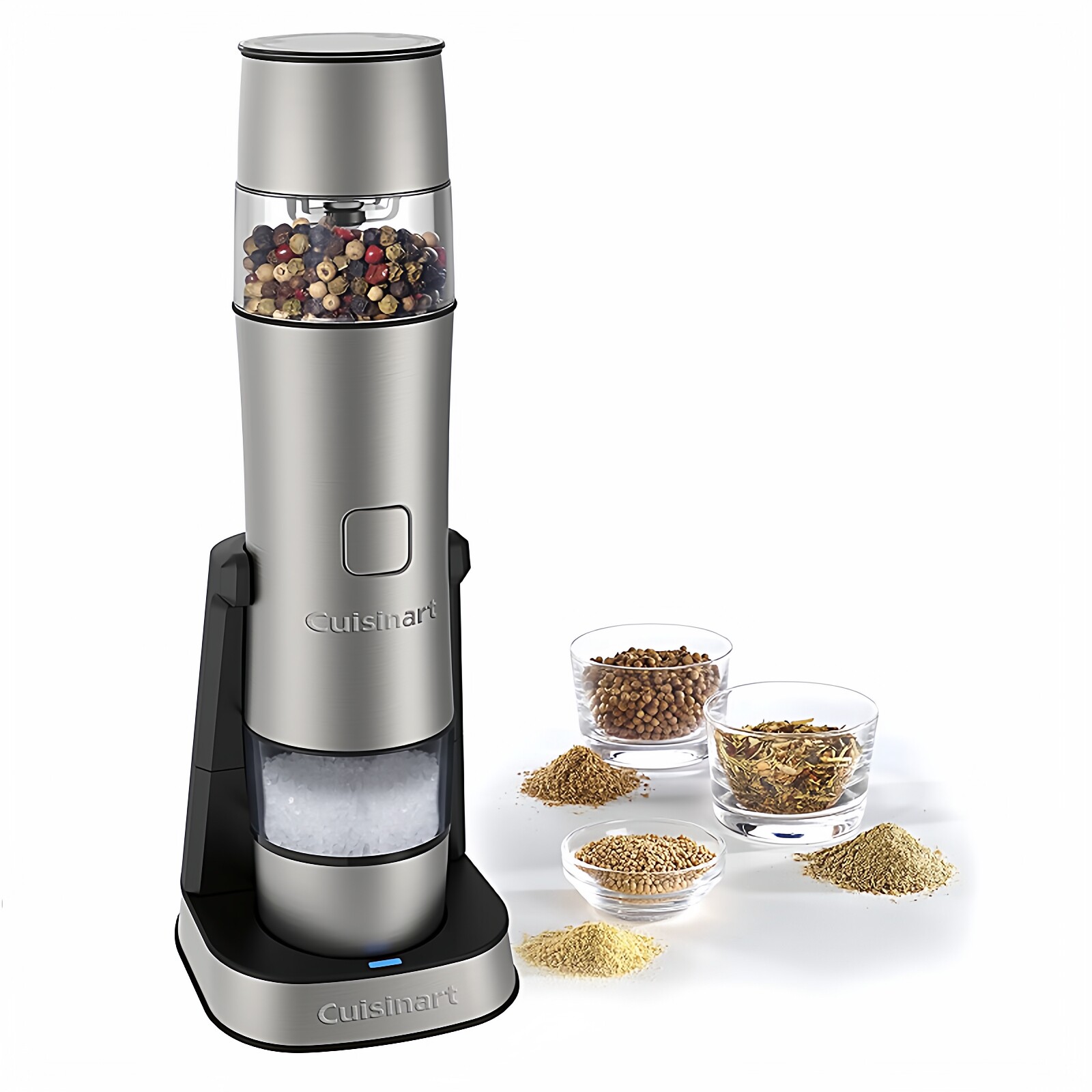 现货美国Cuisinart美膳雅充电式电动胡椒磨 海盐磨 研磨器