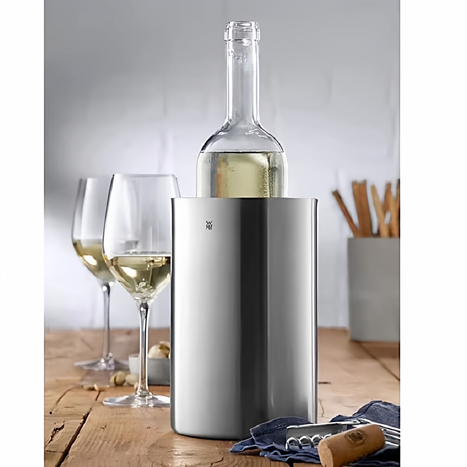 德国wmf福腾宝不锈钢冷酒器葡萄酒香槟冰桶酒袋冷却器冰袋保温桶