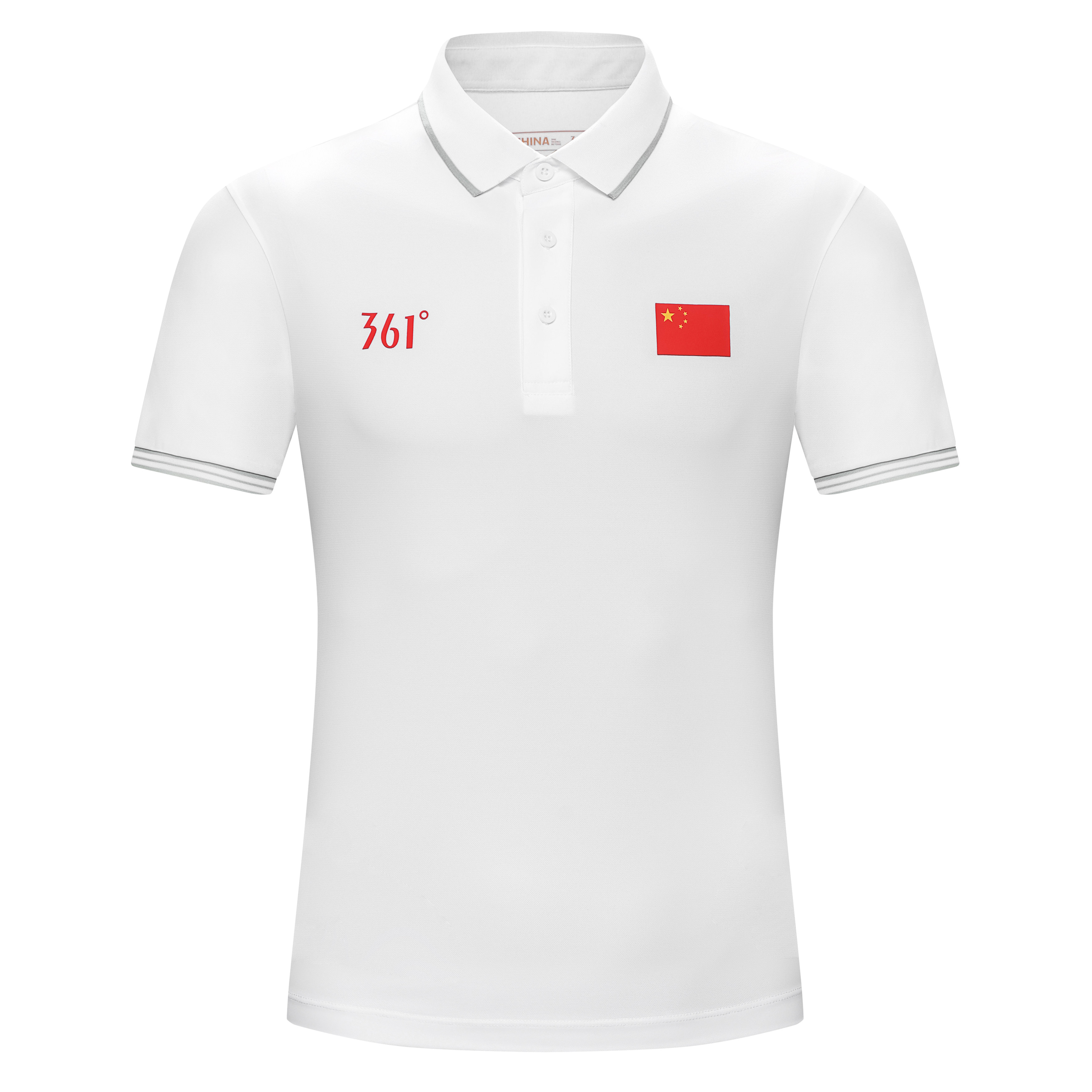 361国家队赞助国旗款夏季速干圆领短t恤