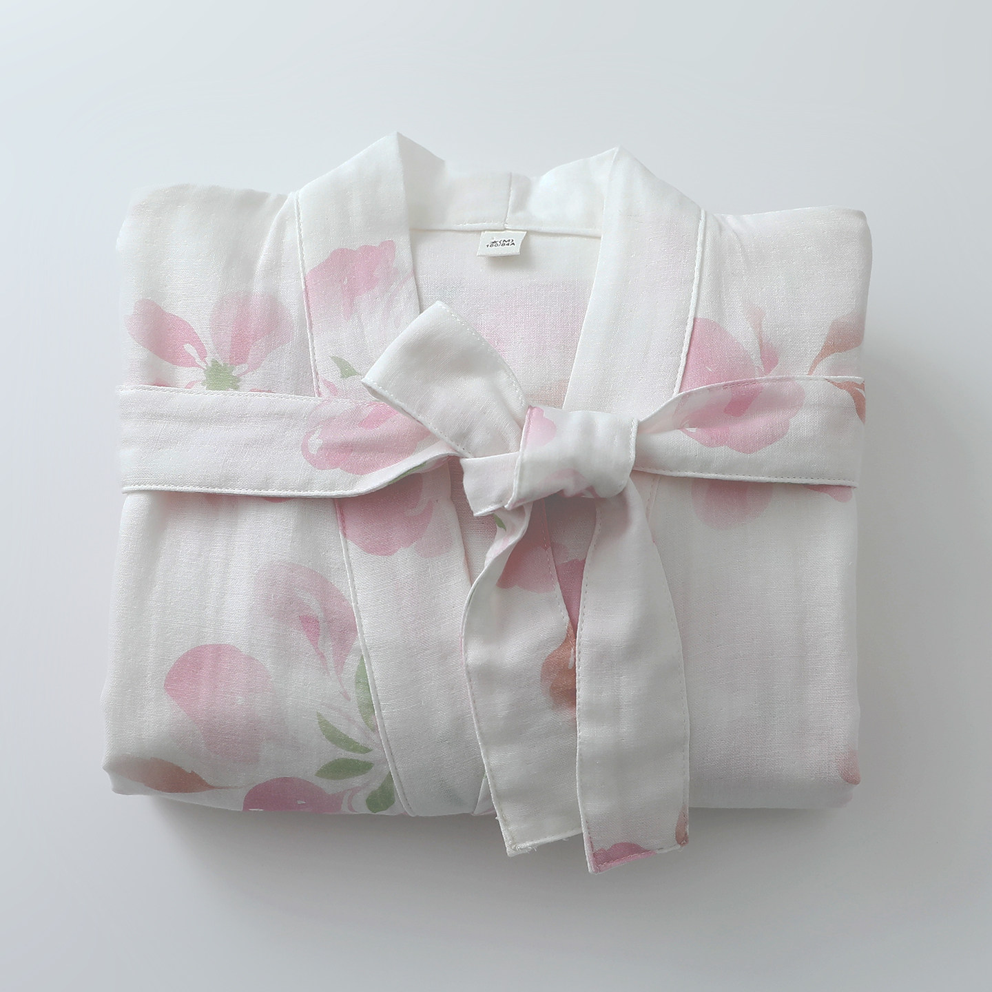 浪漫大樱花睡袍女纯棉纱布法式宽腰带家居晨袍薄款浴袍一体家居服,女士内衣/男士内衣/家居服,睡袍/浴袍,淘宝优惠券,粉丝福利购,淘宝优惠卷