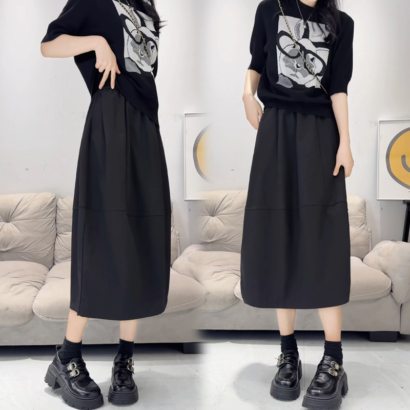 设计感拼接花苞半身裙女欧洲站2026春夏季新款欧货女装时尚a字裙