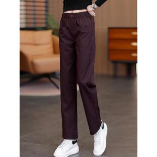 宽松百搭运动休闲裤 2025春秋时尚 高腰显瘦哈伦裤 女新款 纯色小脚裤