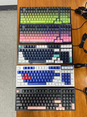 腹灵光魔980光轴热插拔轴98键凯华青轴红轴RGB光有线机械键盘