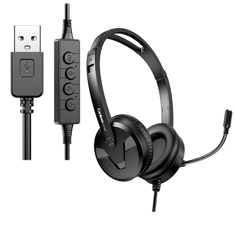 佳合CT-637英语听力听说专用耳机头戴式人机对话考试耳麦电脑有线