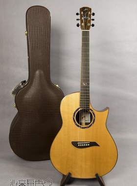 Morris s106手工吉他  高端手工系列 民谣吉他 指弹吉他