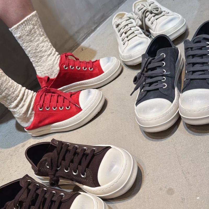 【鹿可可】复古做旧磨砂牛皮系带小白鞋四季可穿运动休闲增高板鞋