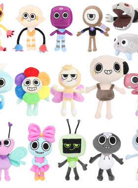 跨境新品Dandy's World Plush Scraps丹迪的世界游戏周边毛绒公仔