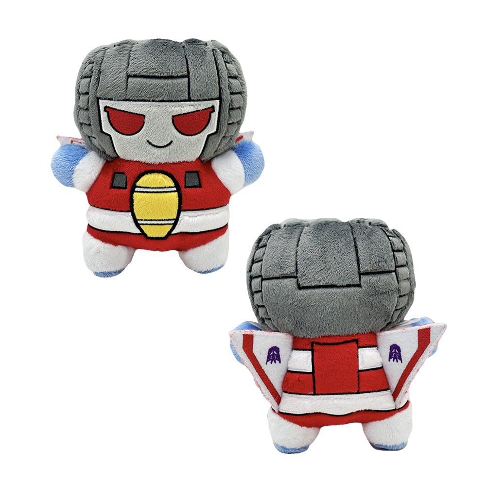 跨境新品Mochibots Transformers Plush 变形金刚毛绒玩偶公仔