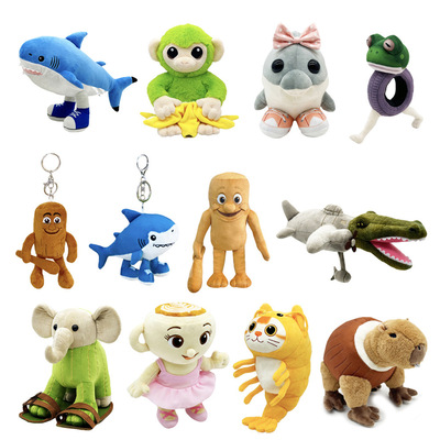 跨境新品Italian Brainrot Al 意大利脑洞鲨鱼毛绒公仔玩偶