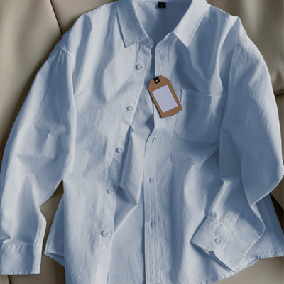 品牌剪标撤柜轻奢高档长袖衬衫女