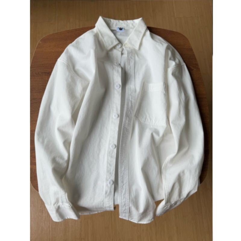 全棉斜纹棉100%纯棉基础款衬衫