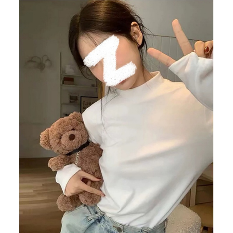 双面德绒打底衫女秋冬内搭