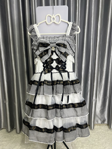 Sbw  蓝白一团粉白黑金二团定金jsk连衣裙lolita